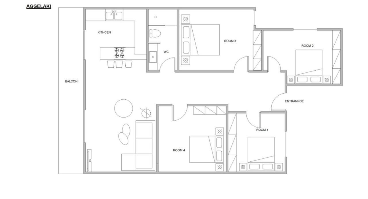 Houseloft Grand Vista Leilighet Thessaloníki Eksteriør bilde